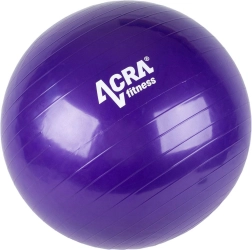 Ballon de gymnastique ACRA violet 65 cm