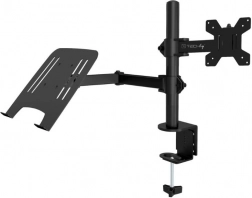 Support de bureau ergonomique pour moniteur et ordinateur portable