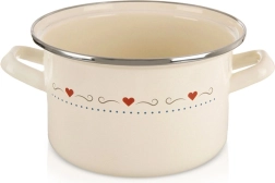 Casserole émaillée Tonca 18 cm, 2 l, crème