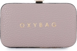 Trousse de manucure de voyage en étui en cuir Mocca