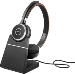 Casque stéréo sans fil Jabra Evolve 65 avec station de charge