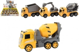 Voiturettes de chantier en plastique à friction 10 cm – 3 modèles