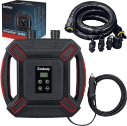 Bestway pompe électrique haute pression pour voiture avec écran LCD et 4 adaptateurs