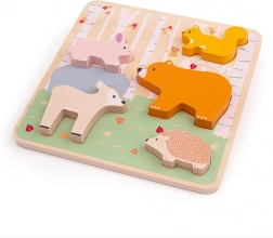 Bigjigs Baby Puzzle en bois Animaux de la forêt
