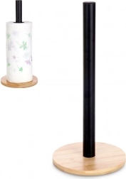 Support en métal pour essuie-tout noir 32,5 cm