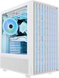 modecom breeze argb flow midi boîtier pc blanc