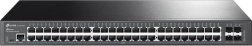 Switch manageable L2+ JetStream avec 48 ports Gigabit et 4 emplacements SFP+ 10 Gb
