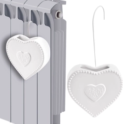 Humidificateur en céramique pour radiateur en forme de cœur 200 ml