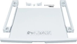 Kit de superposition pour lave-linge et sèche-linge Bosch avec tablette coulissante