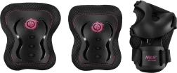Ensemble de protections pour rollers et trottinette NILS Extreme H320 Fly rose – XL