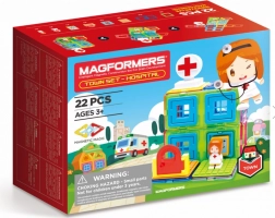 Magformers Petite ville : Hôpital - 22 pièces