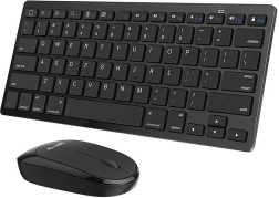 Ensemble clavier et souris sans fil Omoton noir