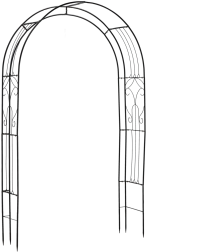 Pergola de jardin en métal 145 × 38 × 240 cm