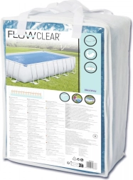 Bâche solaire 703 × 366 cm pour piscines à armature BESTWAY