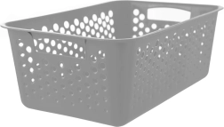 Panier de rangement Art gris 30 × 20 × 11 cm