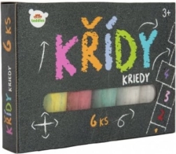 Craies colorées pour trottoir en boîte