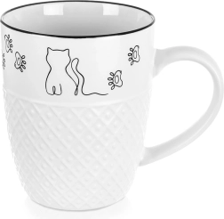 Mug en porcelaine Kotek 380 ml blanc