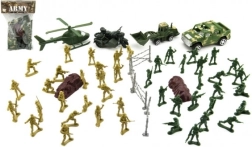 Ensemble de soldats en plastique avec accessoires design CZ