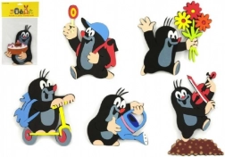 Décoration en mousse Krtek et gâteau