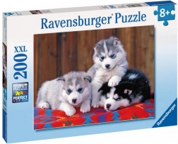 Puzzle Ravensburger chiots husky 200 pièces