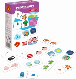 Jeu École – les contraires pour enfants 3–6 ans