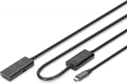 Câble d'extension actif USB-C - USB-A 10m, USB 3.2 Gen1 5Gbps