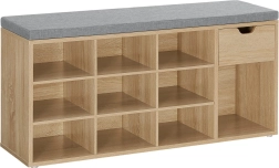 Meuble à chaussures avec assise sonoma
