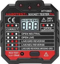 Testeur de prises numérique Habotest