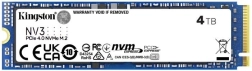 SSD interne Kingston NV3 4 To, M.2 2280, PCIe 4.0 NVMe