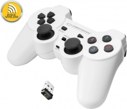 Manette sans fil Esperanza pour PC et PS3 (blanche)