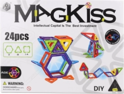 Jeu de construction magnétique MagKiss 24 pièces