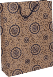 Sac cadeau kraft L 27,5 × 36,5 × 9 cm
