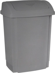 Poubelle basculante 25 l – Gris