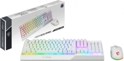 Ensemble de jeu Vigor GK30 clavier et souris blancs
