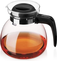 Carafe en verre pour café et thé 2,3 l avec couvercle