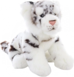 Tigre blanc en peluche 25 cm