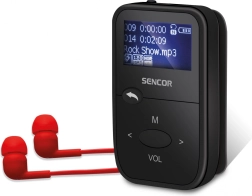 Lecteur mp3 sencor 8 go avec micro sd, radio fm et clip