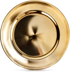 Dessous d’assiette doré 33 cm