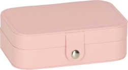Organiseur de voyage rose pour bijoux