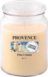 Bougie parfumée en verre PROVENCE piña colada 95 h