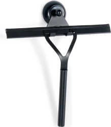 Raclette noire pour verre avec crochet à ventouse