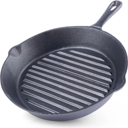 Poêle grill en fonte 24 cm
