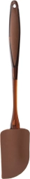 Spatule de cuisine en silicone marron 29,5 cm
