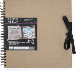 Album créatif marron 30,5 x 30,5 cm