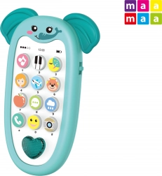 Maamaa téléphone pour enfants avec éléphant, effets 13,5 cm