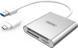 Lecteur de cartes mémoire USB 3.0 + USB Type‑C