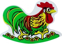 Bascule en bois coq pour enfants