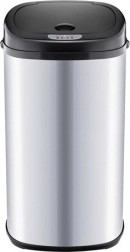 Poubelle en acier inoxydable sans contact