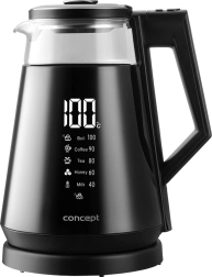 Bouilloire électrique en verre ThermoSense