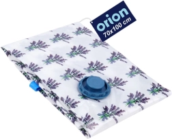 Sac de rangement sous vide pour vêtements et linge de lit lavande 70 × 100 cm